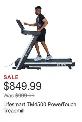 Costco Lifesmart TM4500 PowerTouch Treadmill offer