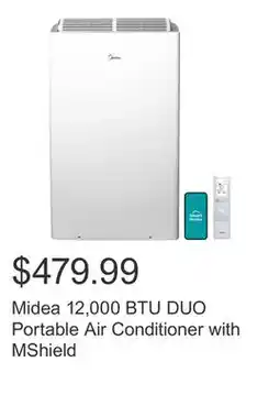 Costco Midea 12,000 BTU DUO Portable Air Conditioner with MShield offer