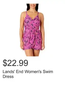 Costco Lands' End Women's Swim Dress offer