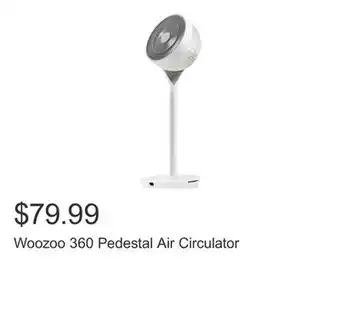 Costco Woozoo 360 Pedestal Air Circulator offer