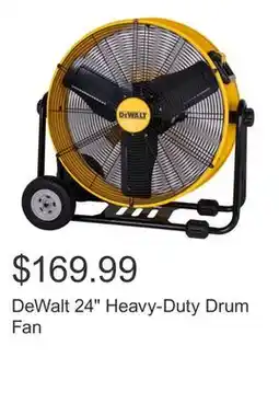 Costco DeWalt 24 Heavy-Duty Drum Fan offer