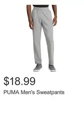 Costco PUMA Men's Sweatpants offer
