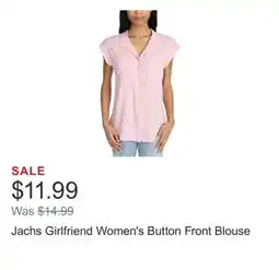 Costco Jachs Girlfriend Women's Button Front Blouse offer