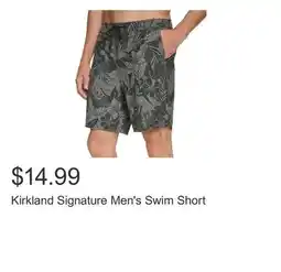 Costco Kirkland Signature Men's Swim Short offer