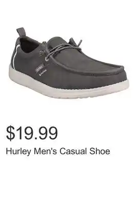 Costco Hurley Men's Casual Shoe offer