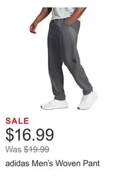 Costco adidas Men's Woven Pant offer