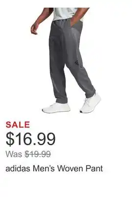 Costco adidas Men's Woven Pant offer