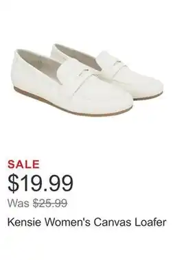 Costco Kensie Women's Canvas Loafer offer