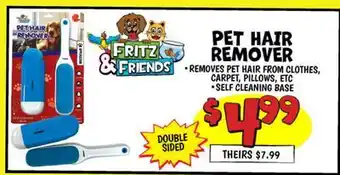 Ollie's FRITZ & FRIENDS PET HAIR REMOVER offer