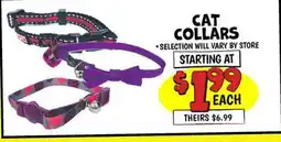 Ollie's CAT COLLARS offer