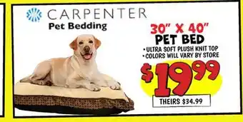 Ollie's 30 x 40 PET BED offer