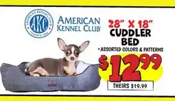 Ollie's AMERICAN KENNEL CLUB CUDDLER BED offer