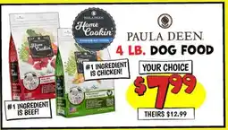 Ollie's PAULA DEEN 4 LB. DOG FOOD offer