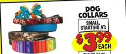 Ollie's DOG COLLARS offer