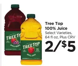 Food 4 Less Tree Top 100% Juice offer