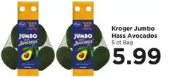 Food 4 Less Kroger Jumbo Hass Avocados offer