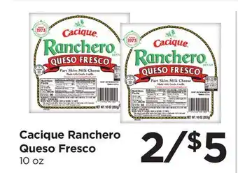 Food 4 Less Cacique Ranchero Queso Fresco offer