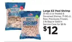 Food 4 Less Large EZ Peel Shrimp offer