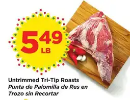 Food 4 Less Untrimmed Tri-Tip Roasts offer