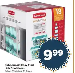 Food 4 Less Rubbermaid Easy Find Lids Containers offer