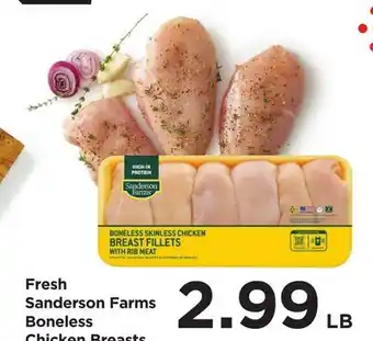 Food 4 Less Fresh Sanderson Farms Boneless Chicken Breasts offer