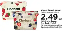 Food 4 Less Chobani Greek Yogurt offer