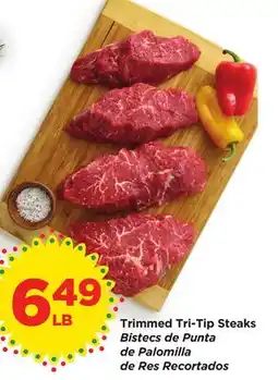Food 4 Less Trimmed Tri-Tip Steaks offer
