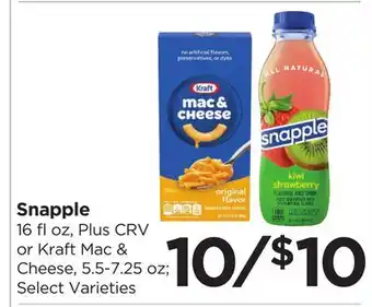 Food 4 Less Snapple offer