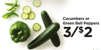 Food 4 Less Cucumbers or Green Bell Peppers offer
