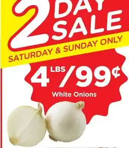 Food 4 Less White Onions offer