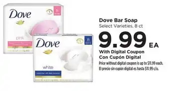 Food 4 Less Dove Bar Soap offer