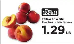 Food 4 Less Yellow or White Peaches or Nectarines offer