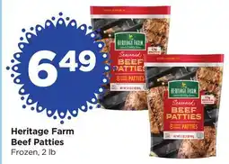 Food 4 Less Heritage Farm Beef Patties offer