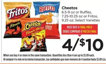 Food 4 Less Cheetos offer