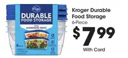 Ralphs Kroger Durable Food Storage offer