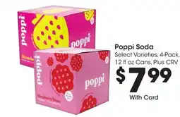Ralphs Poppi Soda offer