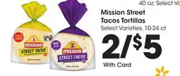 Ralphs Mission Street Tacos Tortillas offer