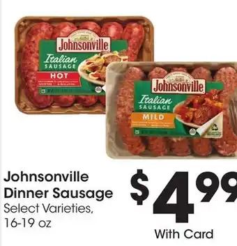 Ralphs Johnsonville Dinner Sausage offer
