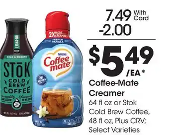 Ralphs Coffee-Mate Creamer offer