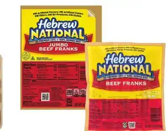 Ralphs Hebrew National Beef Franks offer