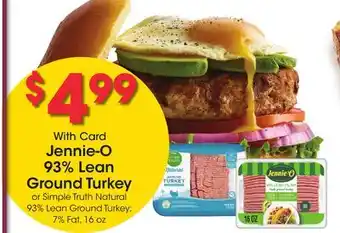Ralphs Jennie-O 93% Lean Ground Turkey offer