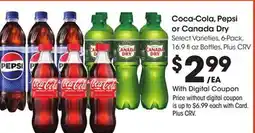 Ralphs Coca-Cola, Pepsi or Canada Dry offer
