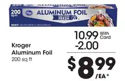 Ralphs Kroger Aluminum Foil offer