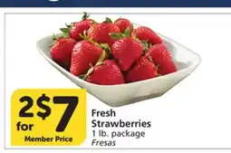 Albertsons Fresh Strawberries offer
