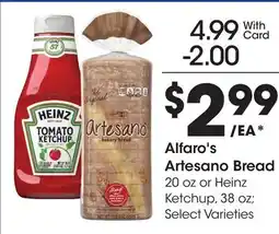 Ralphs Alfaro's Artesano Bread offer