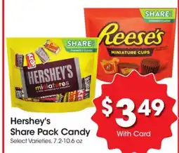 Ralphs Hershey's Share Pack Candy offer
