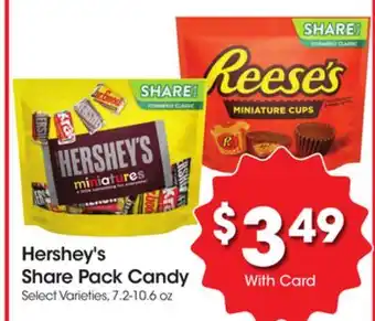 Ralphs Hershey's Share Pack Candy offer