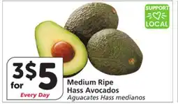 Albertsons Medium Ripe Hass Avocados offer