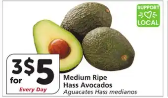 Albertsons Medium Ripe Hass Avocados offer