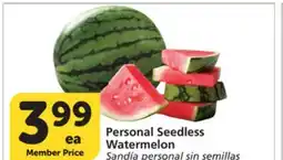 Albertsons Personal Seedless Watermelon offer